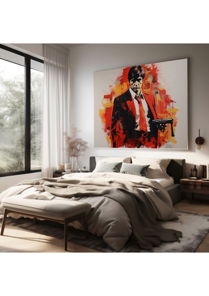 Scarface Duvar Sanatı: Sadakat ve Ihanet Montajı - Film Montajı Sadakat Scarface modelleri