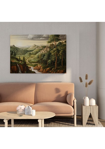 Rönesans Kırsal Manzara Kanvas Tablo - Ev Dekorasyonu Manzara Resim Rönesans Kanvas Duvar Sanatı fiyatları