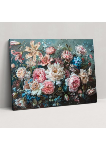 Rokoko Tarzı Resim Duvar Dekorasyonu - Kanvas Tablo Duvar Sanatı