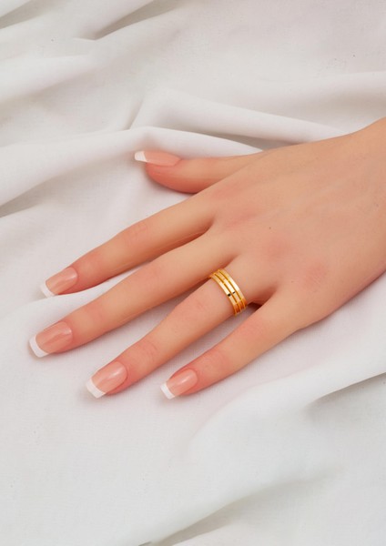 Ajda Altın Yüzük 3 Sıra 14 Ayar fiyatları