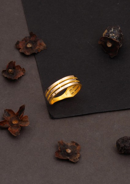 Ajda Altın Yüzük 3 Sıra 14 Ayar modelleri