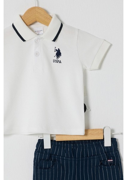 U.s Polo Assn Erkek Bebek 2li Pike T-Shırt Takım Beyaz-Lacivert fiyatları