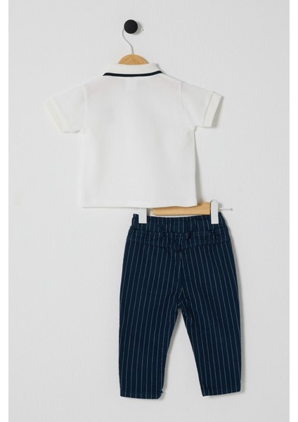 U.s Polo Assn Erkek Bebek 2li Pike T-Shırt Takım Beyaz-Lacivert modelleri