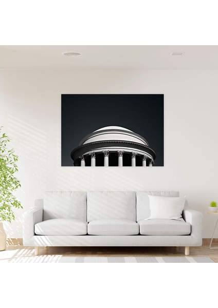 Roma Duvar Sanatı - Etkileyici Pantheon - Fotoğrafçılık Kanvas Tablo Sanatı modelleri