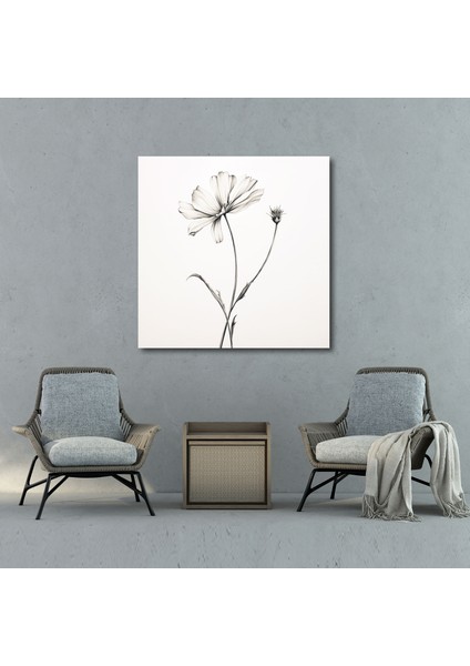 Vahşi Çiçekler Kanvas Tablo - Minimalist Duvar Sanatı - Ev Dekorasyonu Için Vahşi Çiçekler modelleri