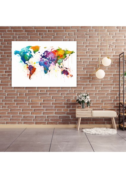 Kırpılmış Dünya Haritası Duvar Sanatı - Dünya Haritası Oyunbaz Duvar Dekorasyonu Duvar Sanatı modelleri