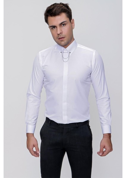 Gk 629 Beyaz Klasik Gömlek fiyatları