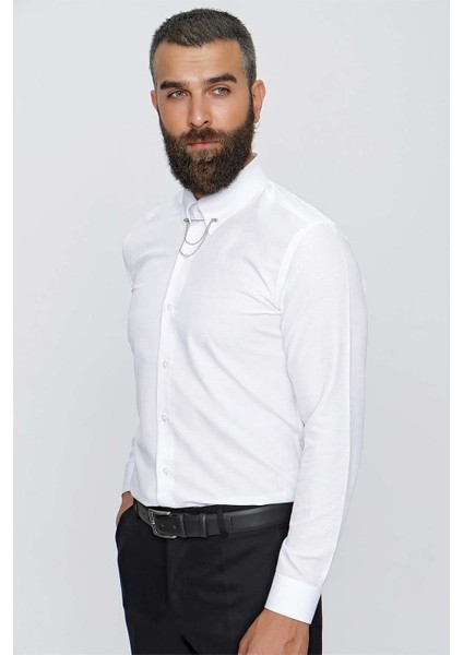 Gk 647 Beyaz Klasik Gömlek fiyatları