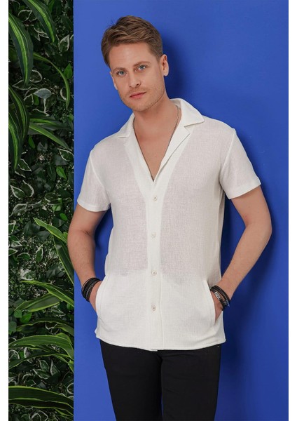 G 1535 Slim Fit Beyaz Klasik Gömlek fiyatları