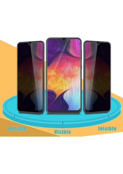 Samsung Galaxy A24 Uyumlu Kırılmaz Cam Privacy Hayalet Tam Kaplayan Ekran Koruyucu