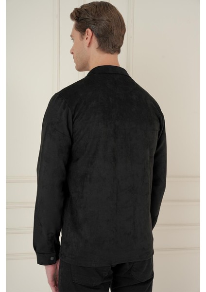 G 1578 Slim Fit Siyah Klasik Gömlek fırsatları