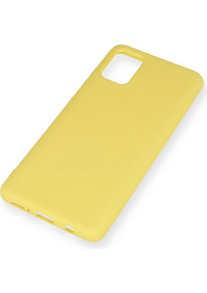 Samsung Galaxy A51 Kılıf Nano Içi Kadife Silikon - Sarı - ASOY8774-1490 modelleri