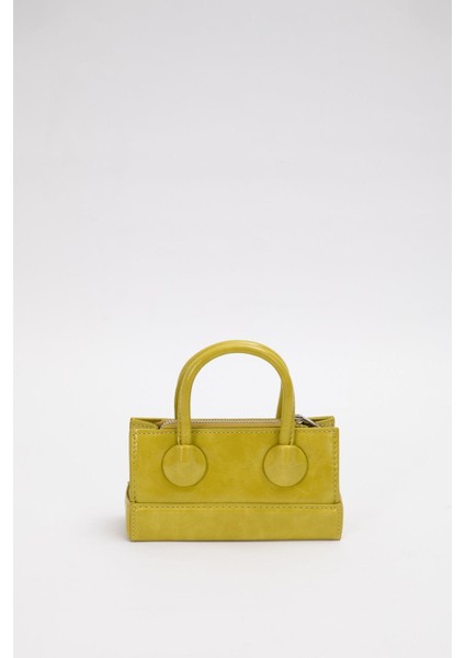 Yeşil Ayarlanabilir Kilit Detaylı El Çantası fırsatları