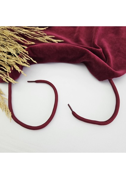 Bordo 10 Adet Sweatshirt-Eşofman İpi / Ayakkabı Bağcığı / Kordon İp 120 cm