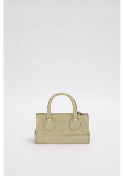 Açık Yeşil Ayarlanabilir Kilit Detaylı El Çantası indirimleri