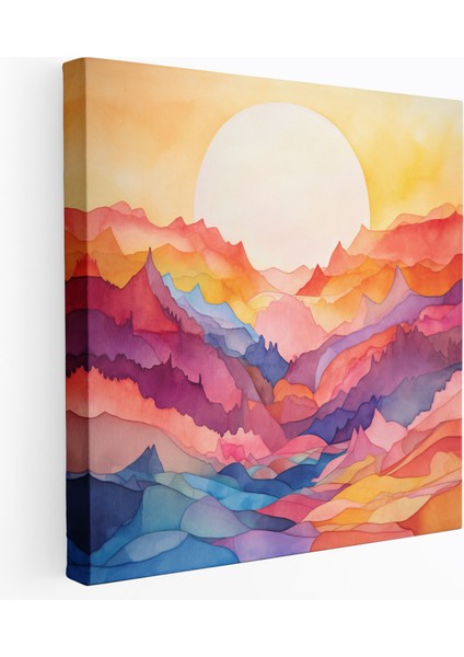 Doğa Manzaralı Kanvas Tablo - Modern Tasarım