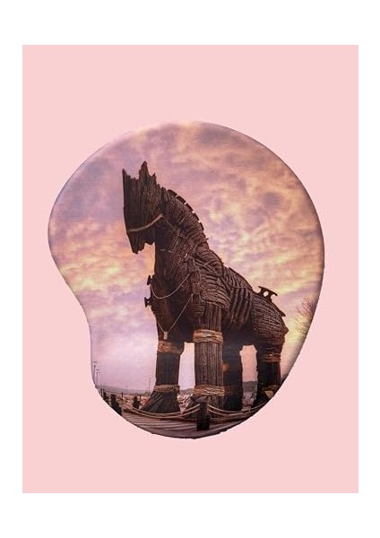 Shop Türkiye Serisi - Truva Atı Baskılı Bilek Destekli Mouse Pad modelleri