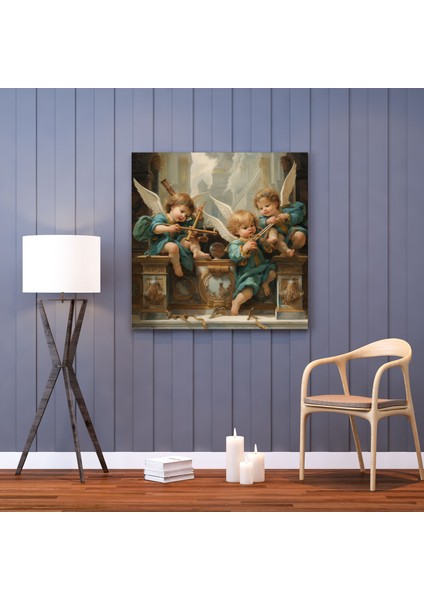 Rönesans Kanvas Tablo - Melekler Fresk Boyama fiyatları