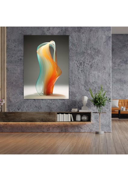 Güncel Soyut Cam Heykel Duvar Dekorasyonu - Gerçekçi Cam Heykel Sıcak ve Serin Tonlar Soyut Heykel fiyatları