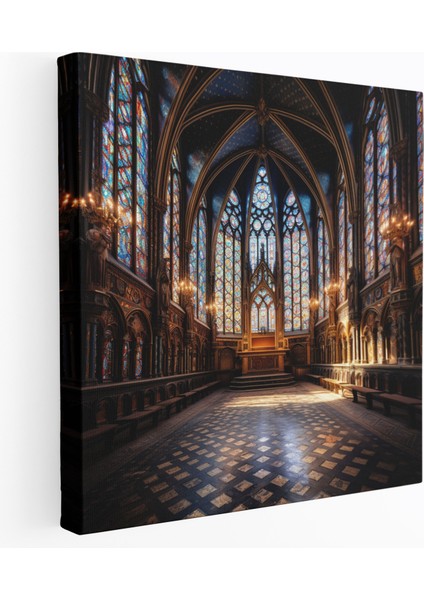 Rönesans Duvar Dekorasyonu: Büyük Katedral Kanvas Tablo - Rönesans Majesteler Kanvas Tablo