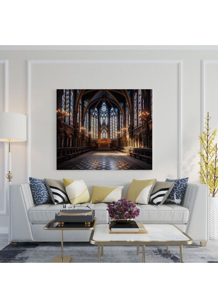 Rönesans Duvar Dekorasyonu: Büyük Katedral Kanvas Tablo - Rönesans Majesteler Kanvas Tablo fiyatları