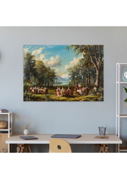 Rokoko Tarzı Resim Duvar Sanatı - Kanvas Tablo Duvar Sanatı fiyatları