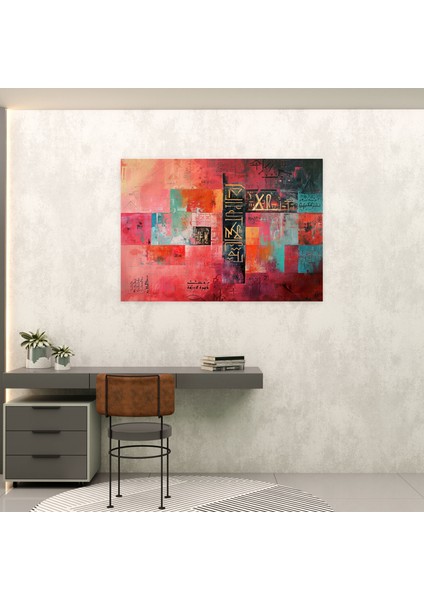 Sümerler Soyut Yazı Tablo Sanatı - Duvar Dekorasyonu Modern Ev Dekorasyonu modelleri
