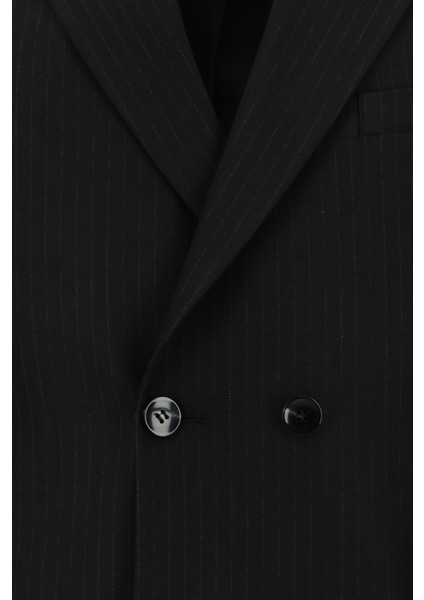 Regular Fit Çizgili Kruvaze Takım Elbise fırsatları