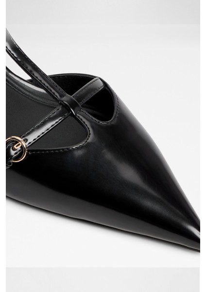 Galatrix Ayakkabı Orta Boy Topuklu - Siyah indirimleri