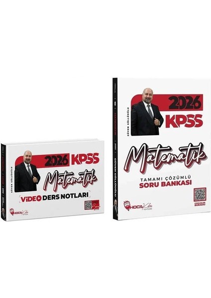 Hocakafası 2026 Kpss Matematik Video Ders Notları + Soru Bankası 2 Li Set
