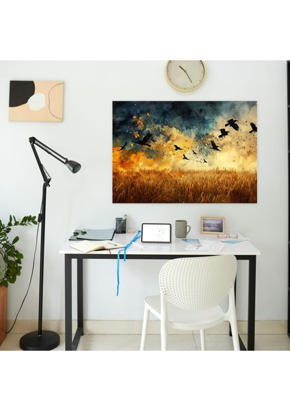 Vincent Van Gogh Buğday Tarlası Kanvas Tablo - Vincent Van Gogh Kanvas Tablo Duvar Sanatı modelleri