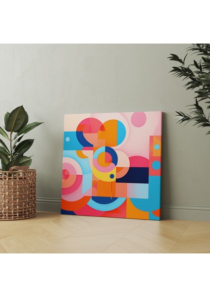 Retro Geometrik Kanvas Tablo fiyatları