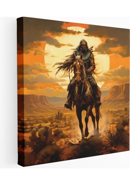 Çöl Savaşçısı Ruhu Kanvas Tablo