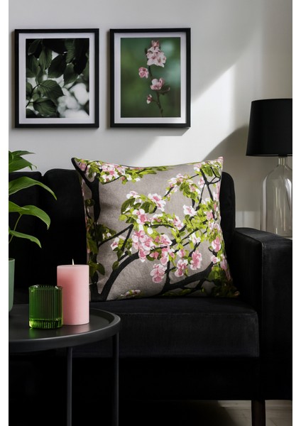 Duck Ağaç Kırlent Kılıfı Bej 40X40