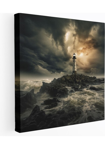 Fırtına Duvar Sanatı - Kanvas Tablo Bekleyiş