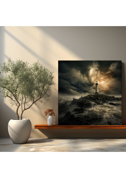 Fırtına Duvar Sanatı - Kanvas Tablo Bekleyiş fiyatları