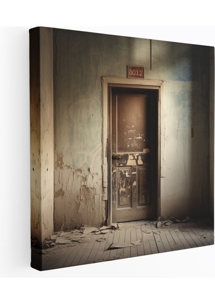 Reddedilme Kapısı Kanvas Tablo - Reddedilme Duvar Dekorasyonu Modern Fotoğraf Duvar Sanatı