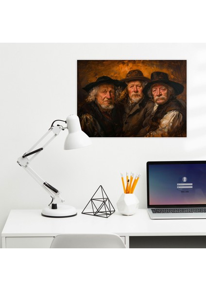 Rembrandt Dramatik Aydınlatmalı Kanvas Tablo - Rembrandt Duvar Dekorasyonu modelleri