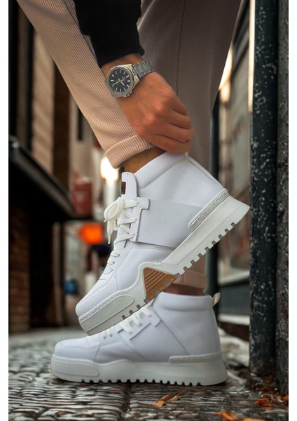 Erkek Spor Bot Beyaz MN057