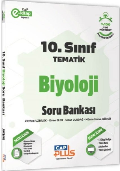 Çap 2026 10. Sınıf Biyoloji Tematik Soru Bankası Yeni Marif Modele Uygun