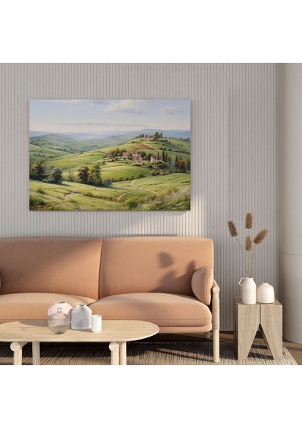 Dünyanın En Güzel Manzaraları - Kırsal Pastel Manzara Kanvas Tablo - Dünyanın En Güzel Manzaraları Pastel Manzara Resmi Kanvas Tablo fiyatları