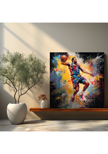 Canlı Basketbol Oyuncusu Kanvas Tablo fiyatları