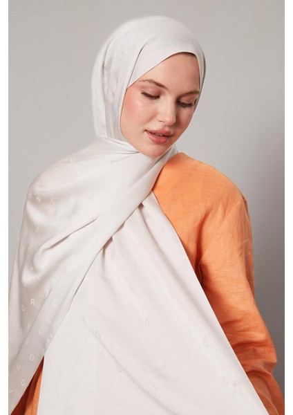 A.bej Mini Lvd Baskılı Jakarlı Şal