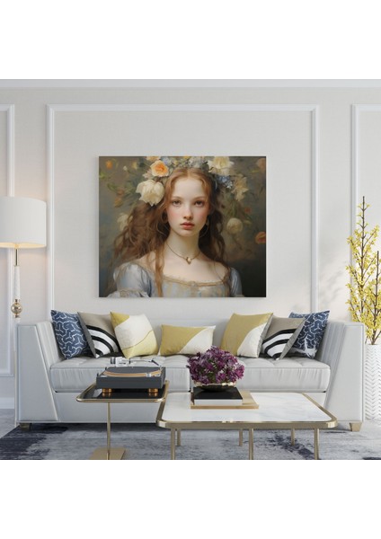 Rönesans Duvar Sanatı: Büyüleyici Müze Portresi - Rönesans Soft Renkler Kanvas Tablo Duvar Sanatı fiyatları