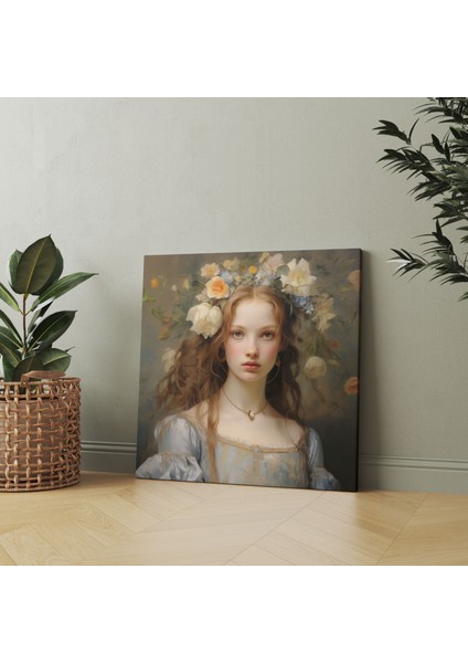 Rönesans Duvar Sanatı: Büyüleyici Müze Portresi - Rönesans Soft Renkler Kanvas Tablo Duvar Sanatı modelleri