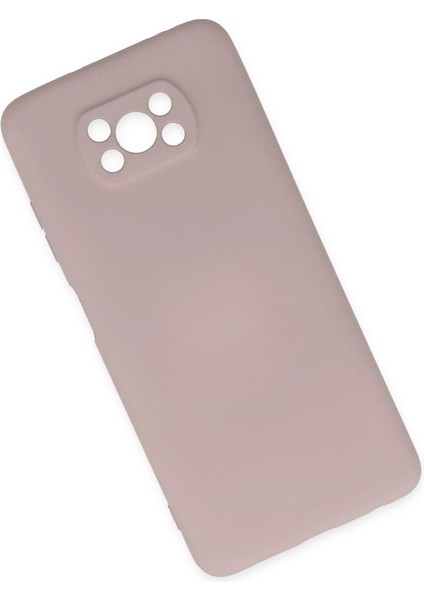 Xiaomi Pocophone X3 Kılıf Nano Içi Kadife Silikon - Pudra - ASOY3638-6828 modelleri