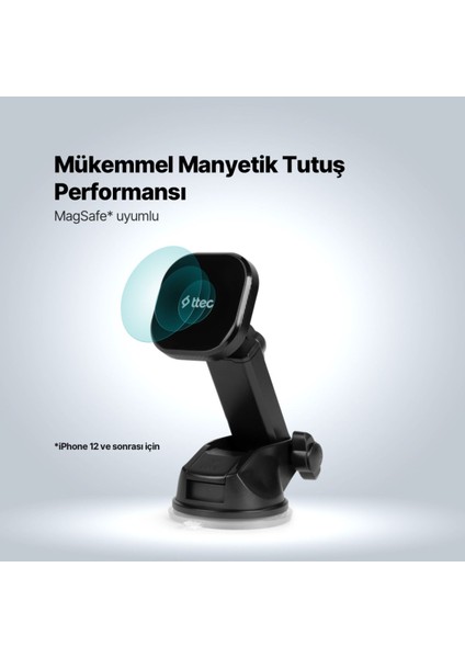 2TT35 Easy Drive Flex M Araç Içi Magsafe Uyumlu Telefon Tutucu