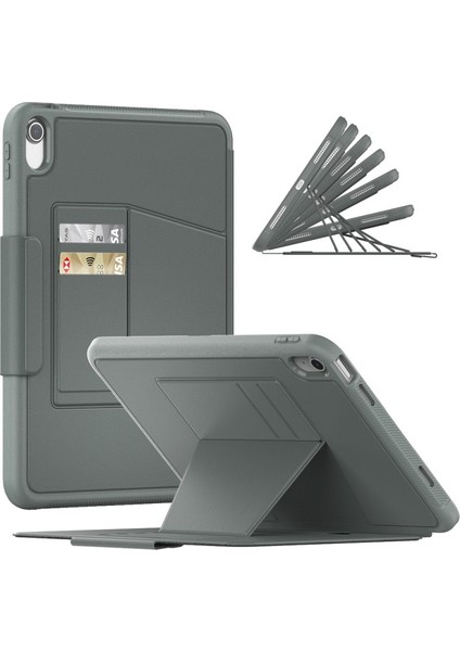 Apple iPad Air 11INÇ M2/m3 2025-2024 Kılıf Multifunction Leather Case