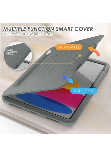 Apple iPad Air 11INÇ M2/m3 2025-2024 Kılıf Multifunction Leather Case modelleri