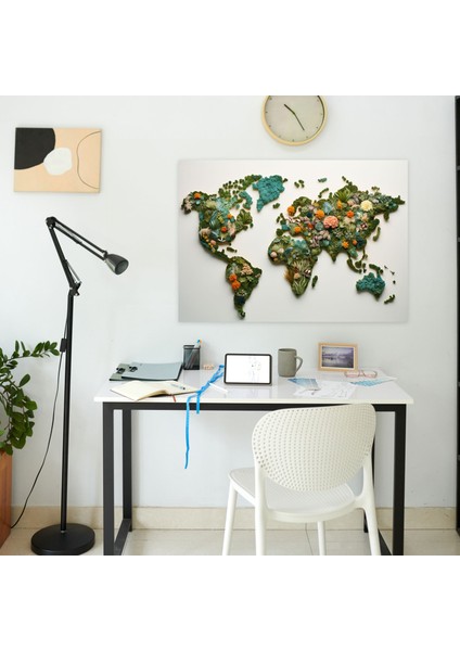 Doğadan Esinlenen Dünya Haritası Kanvas Tablo - Dünya Haritası Kanvas Tablo Ev Dekorasyonu Kanvas Duvar Sanatı fiyatları